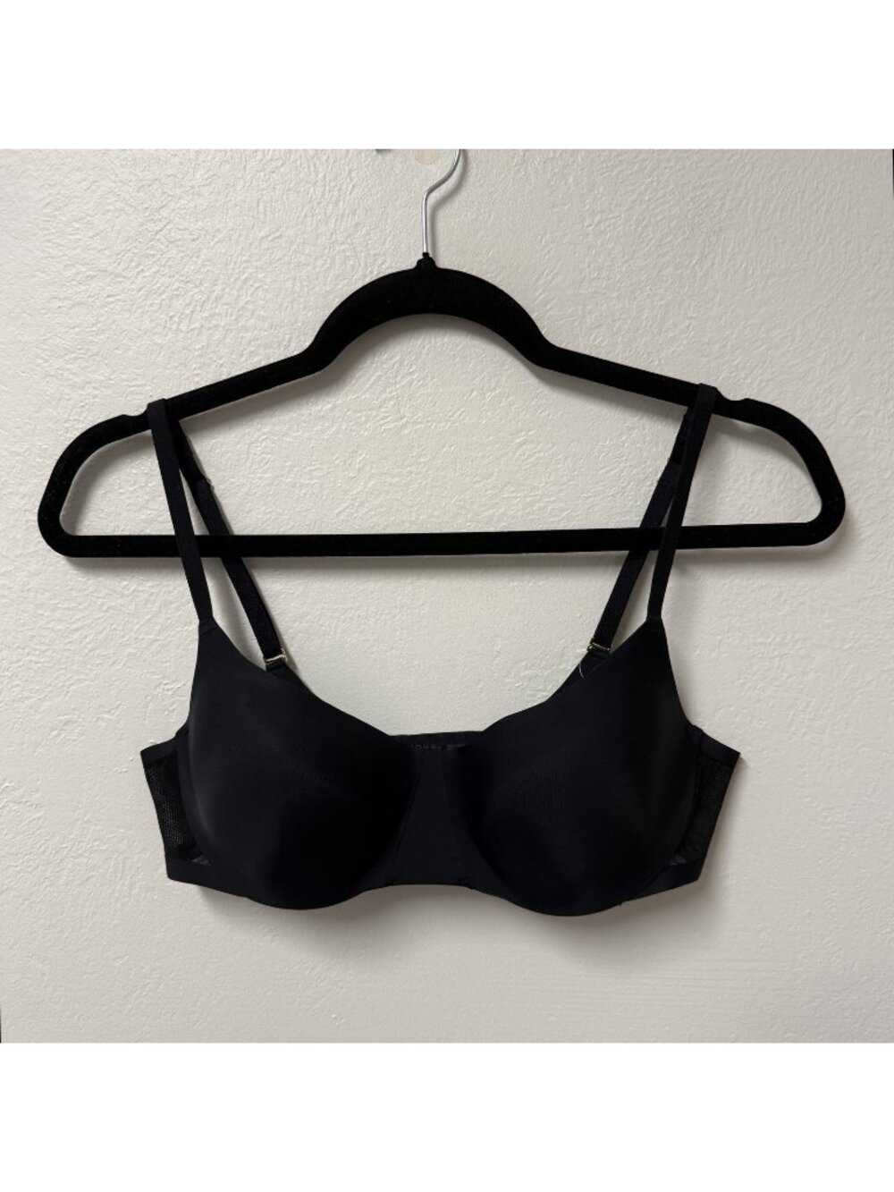 SOMA BRA LIGHTLY LINED SCOOP BALCONETTE SIZE 34C BLACK ADJUSTABLE WIRED NEW